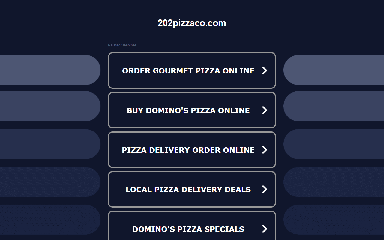 202pizzaco.com screenshot