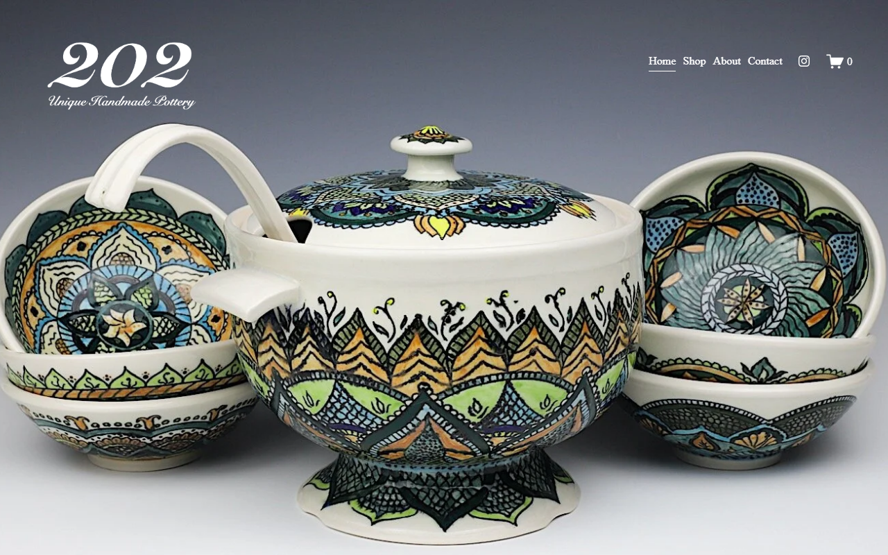 202pottery.com screenshot