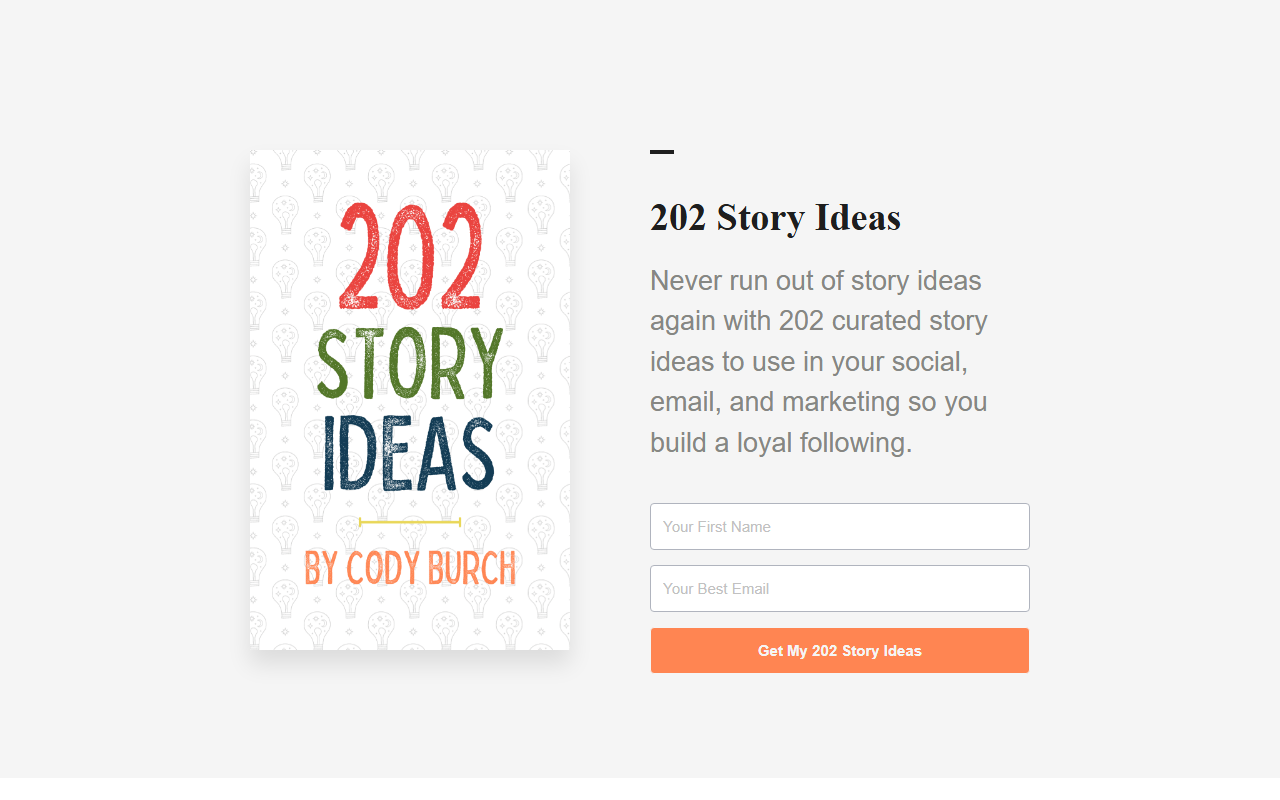202storyideas.com screenshot