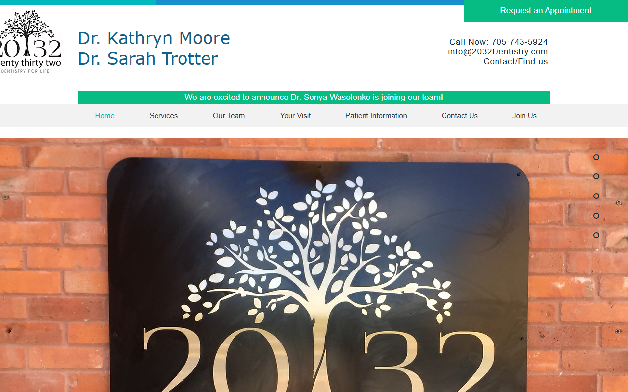 2032dentistry.com screenshot