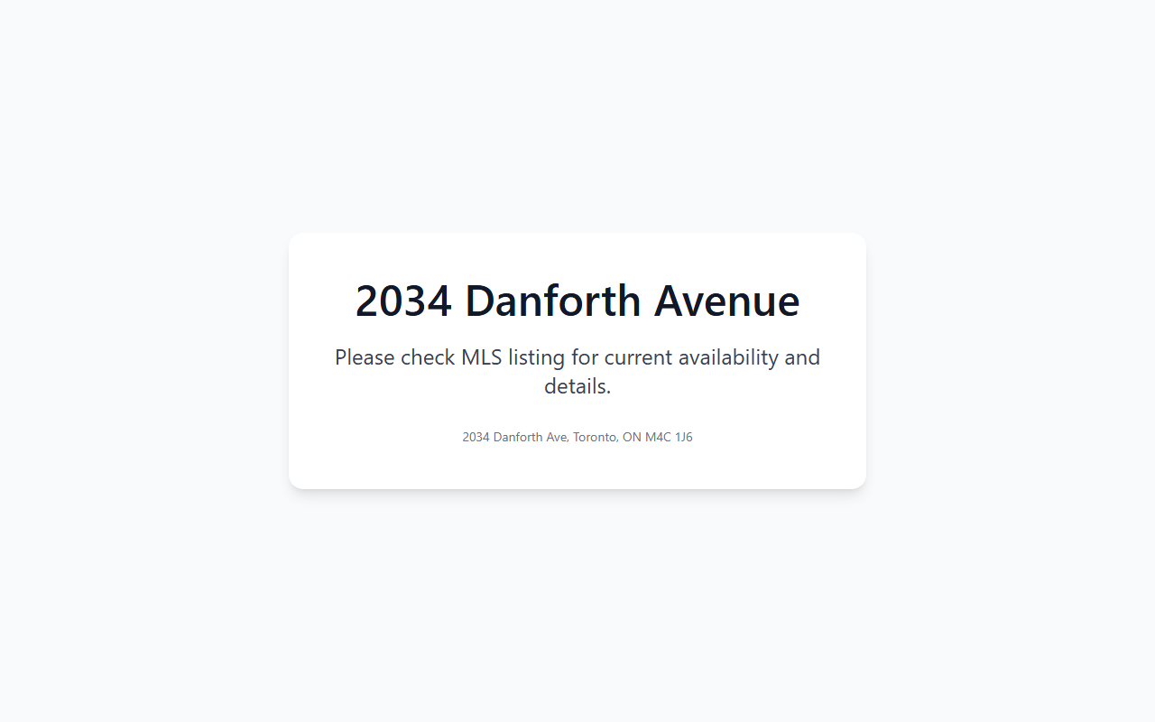 2034danforth.com screenshot