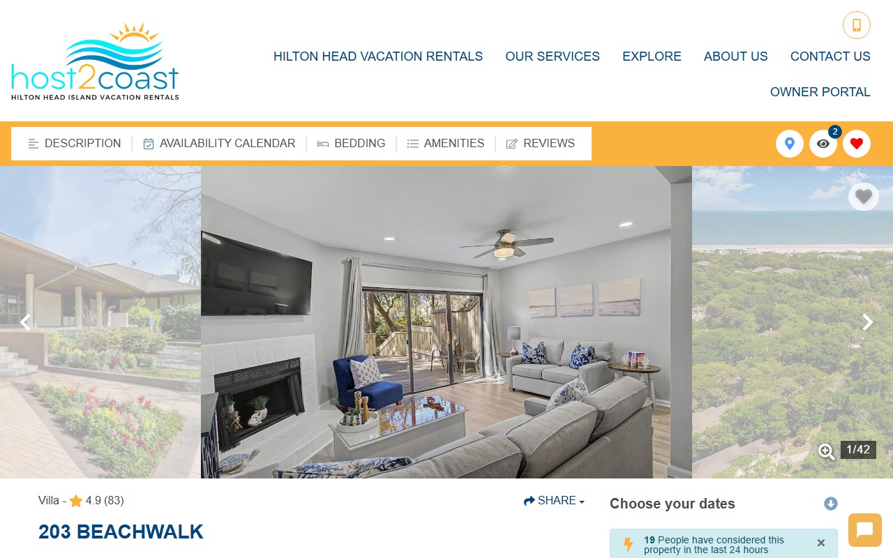203beachwalk.com screenshot