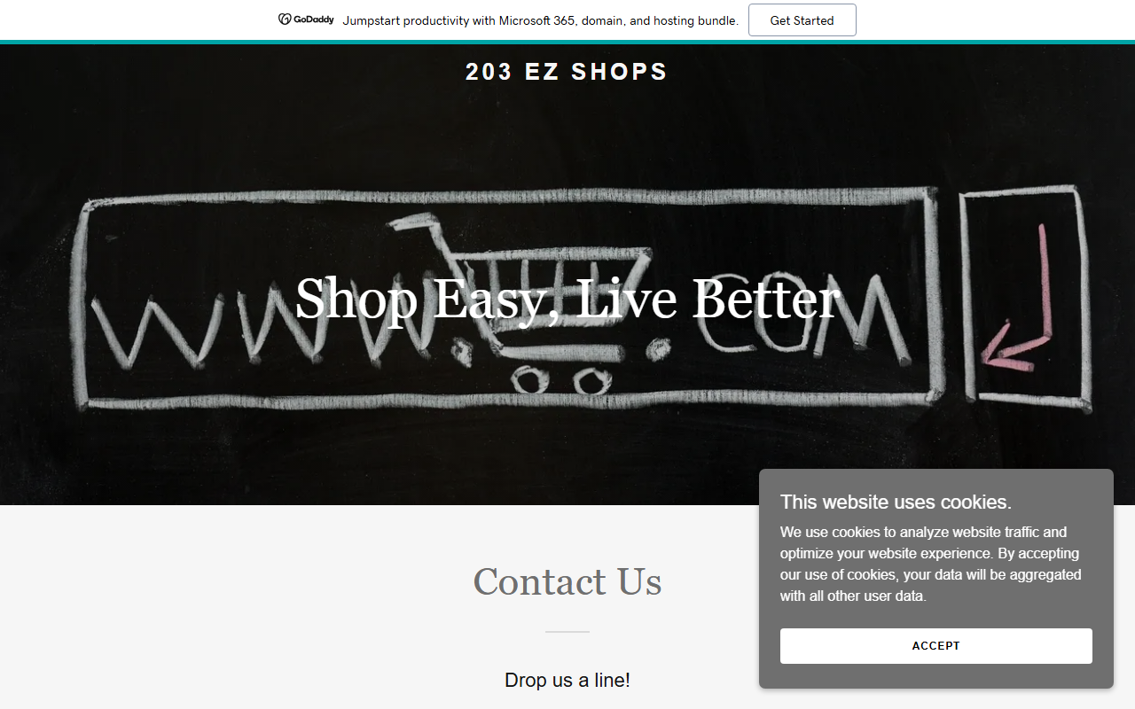 203ezshops.com screenshot