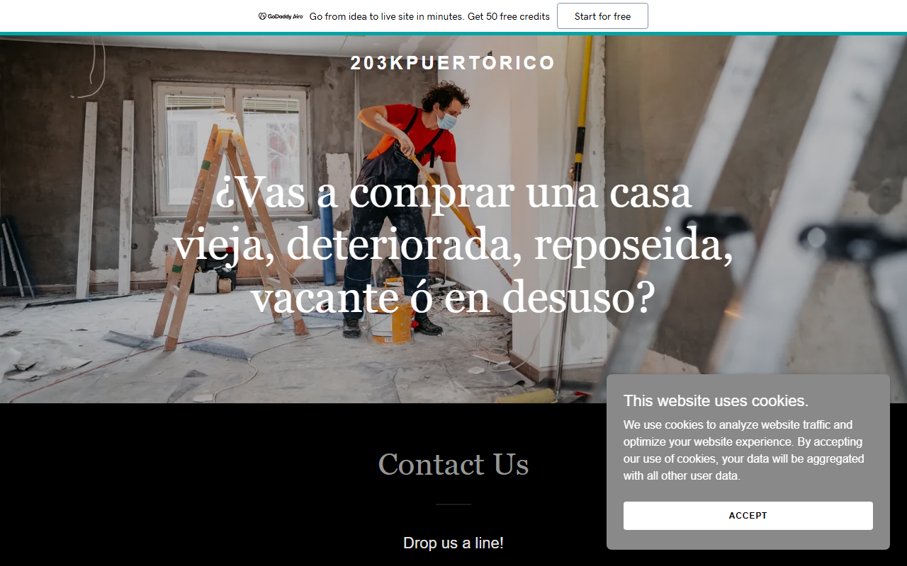 203kpuertorico.com screenshot