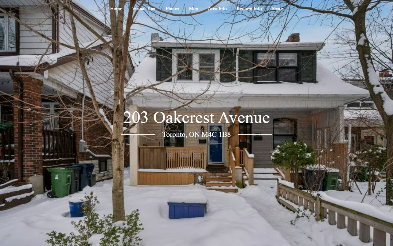 203oakcrest.com screenshot