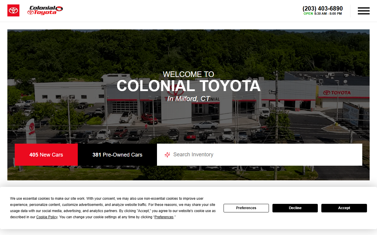 203toyotas.com screenshot