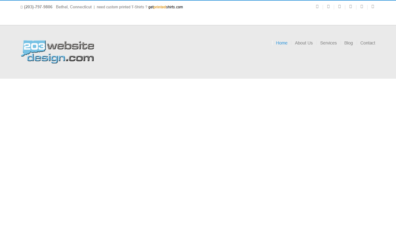203websitedesign.com screenshot