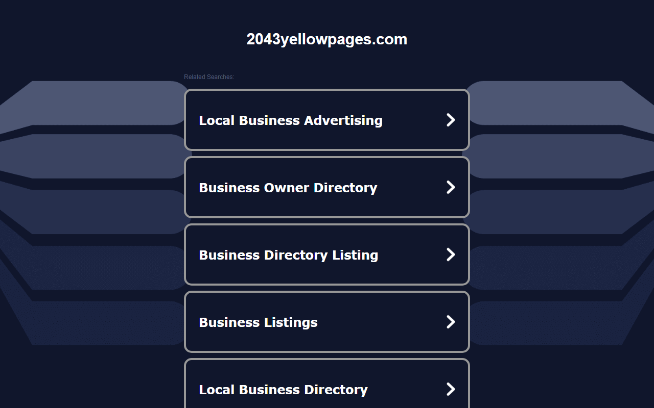 2043yellowpages.com screenshot