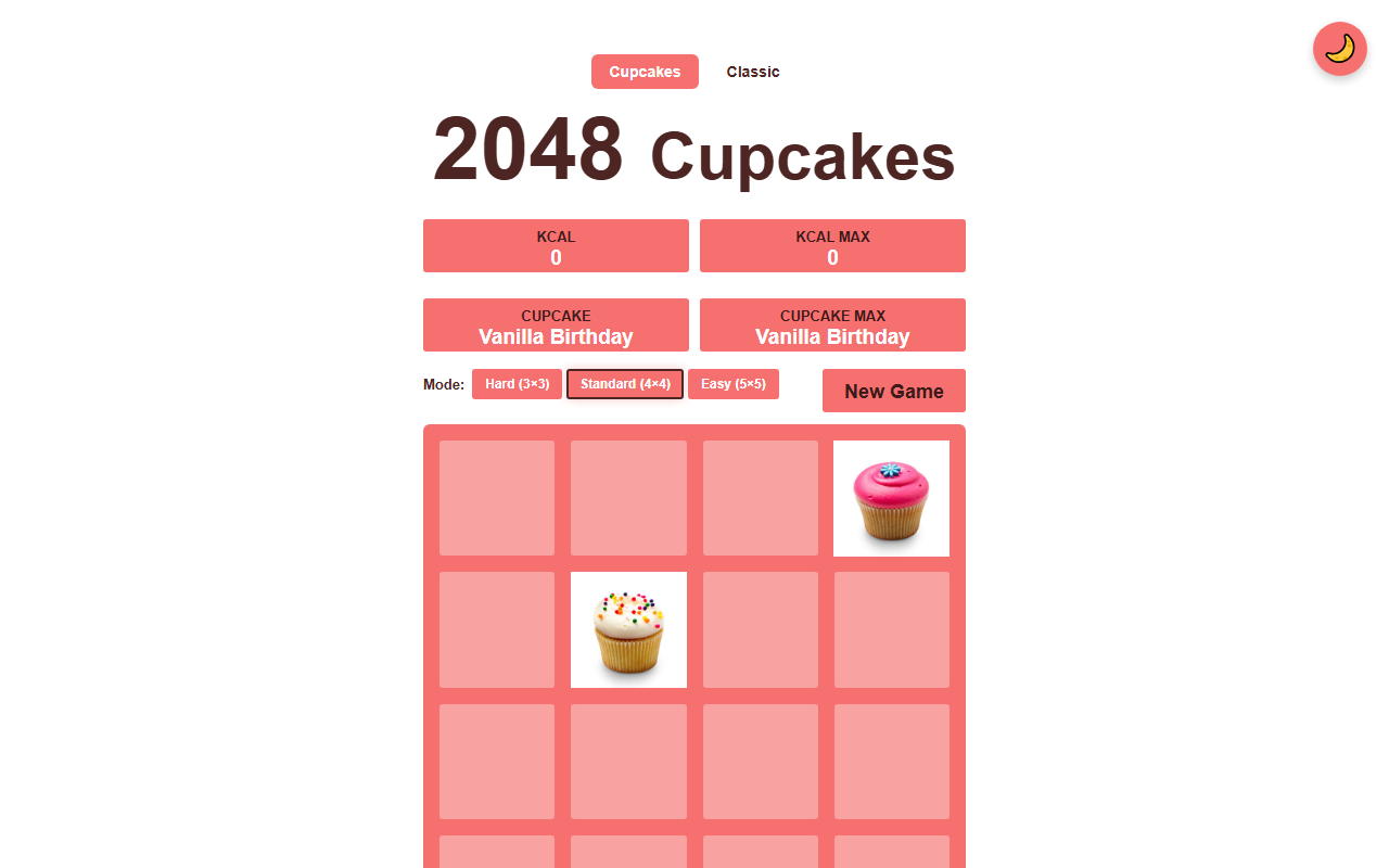 2048arcade.com screenshot