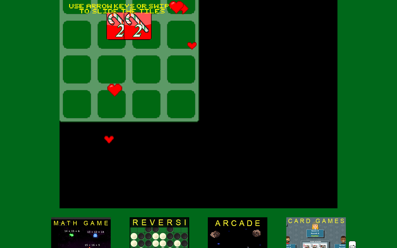 2048christmas.com screenshot