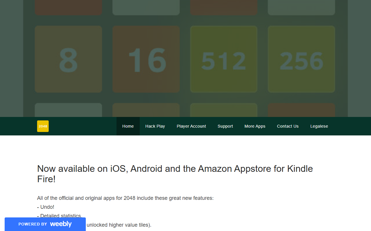 2048hackplay.com screenshot