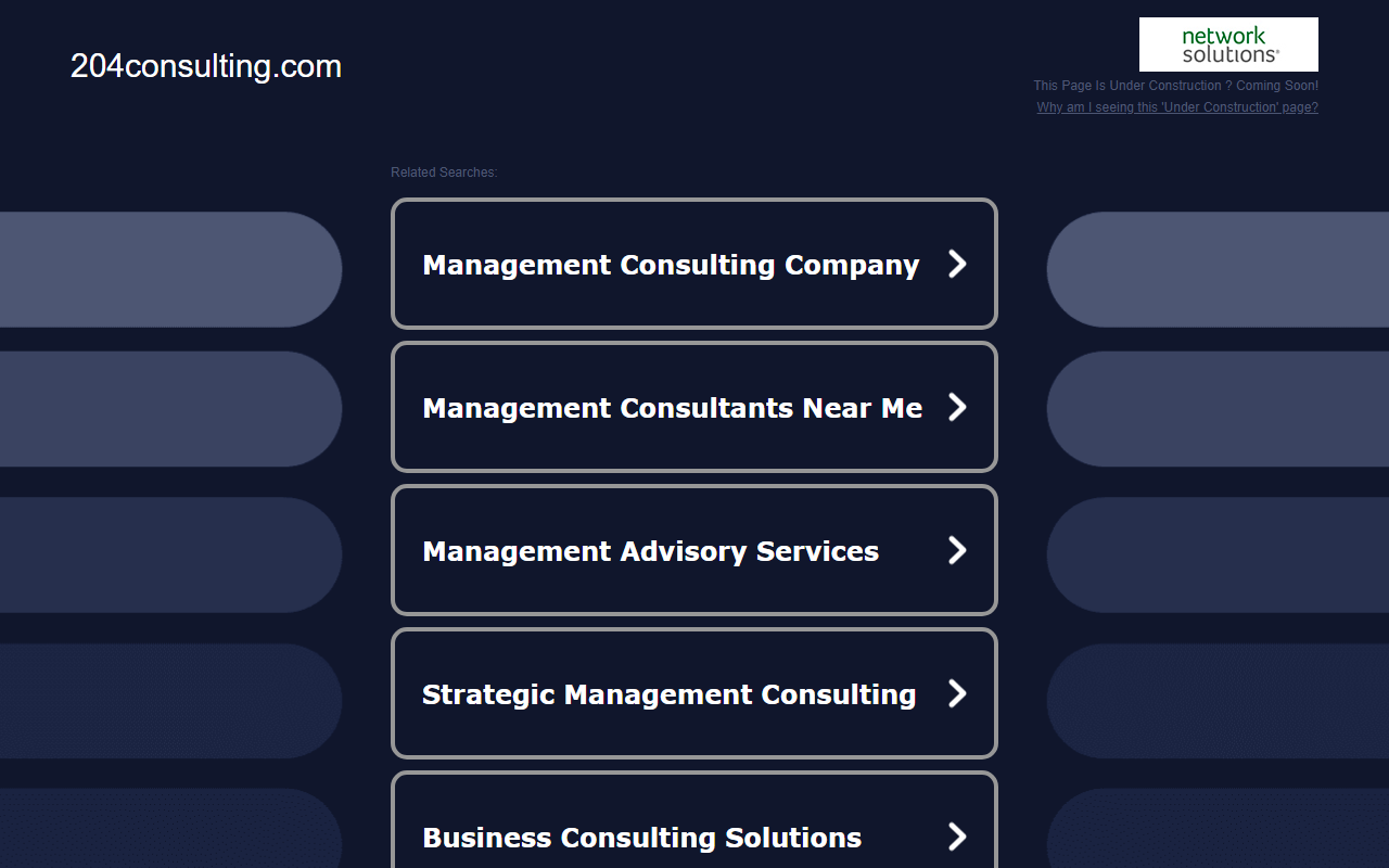 204consulting.com screenshot