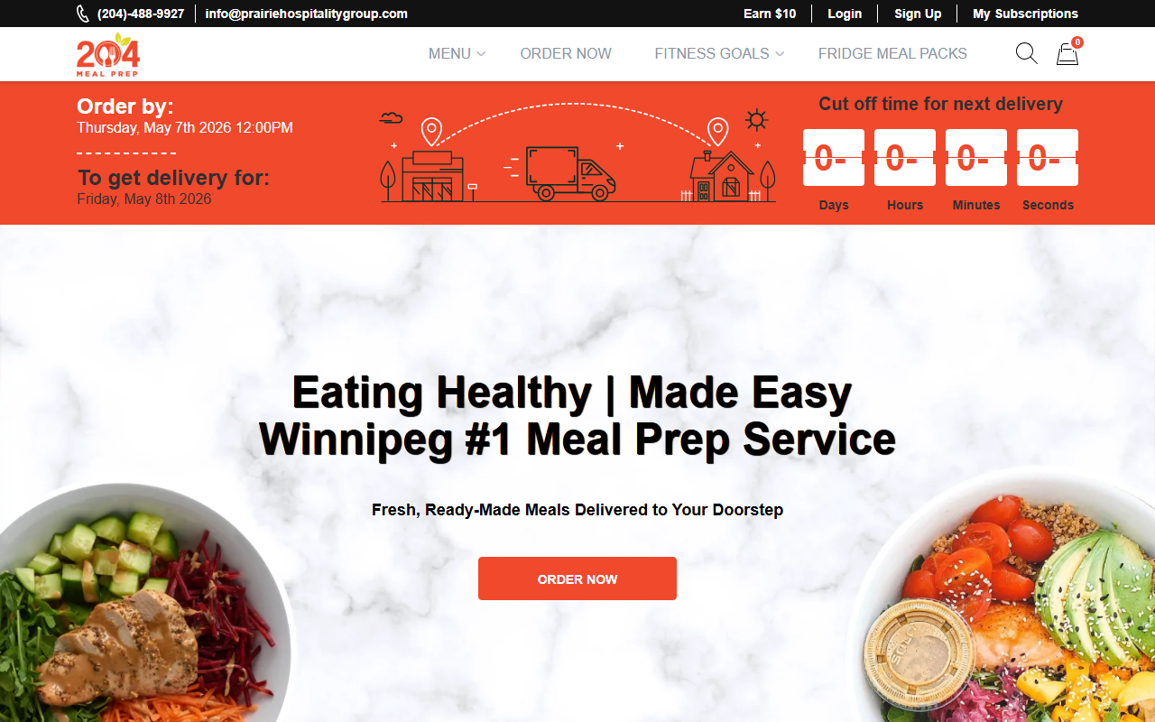 204mealprep.com screenshot