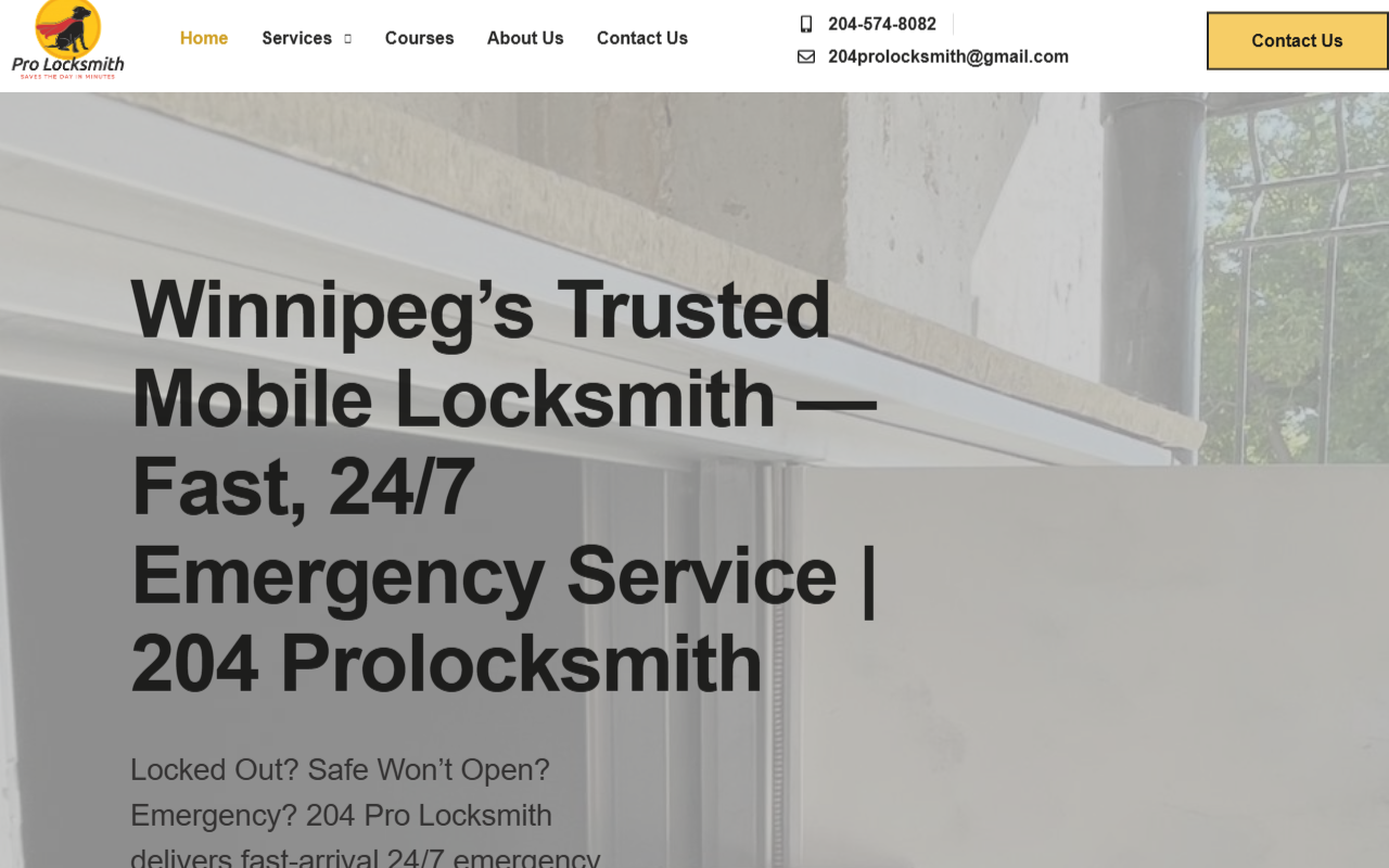 204prolocksmith.com screenshot