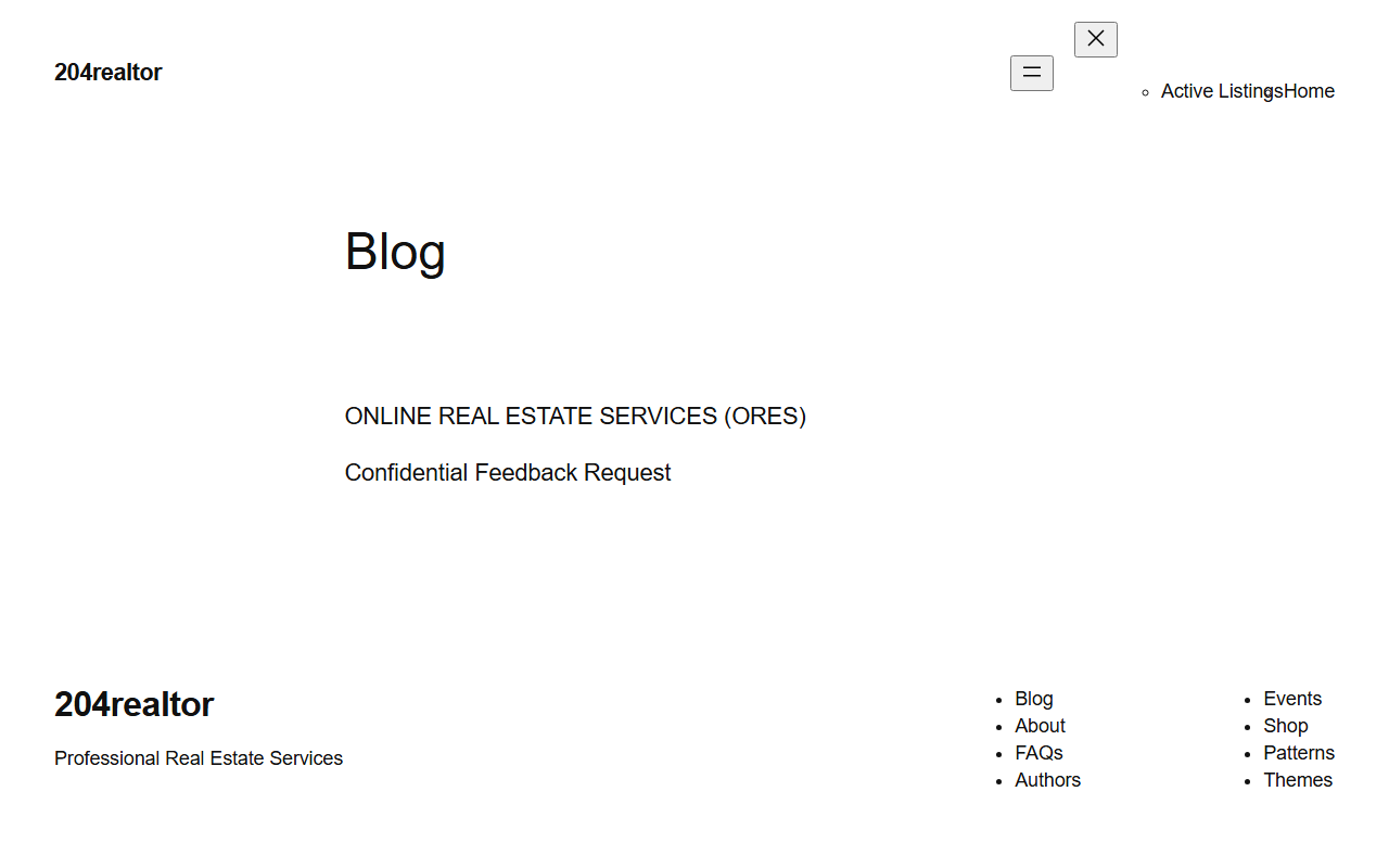 204realestate.com screenshot
