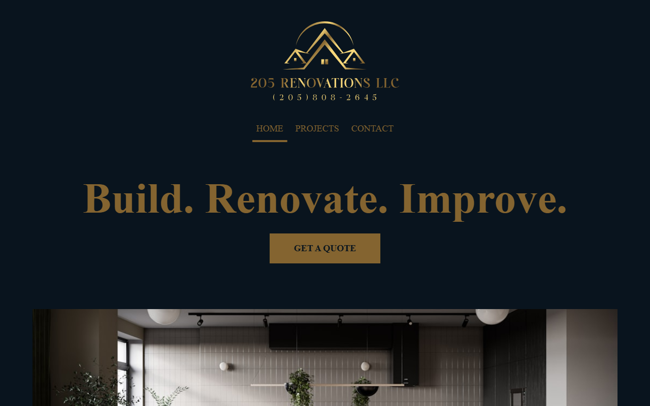 205-renovations.com screenshot