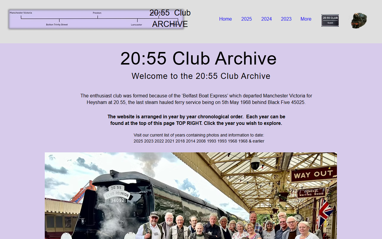 2055clubarchive.com screenshot