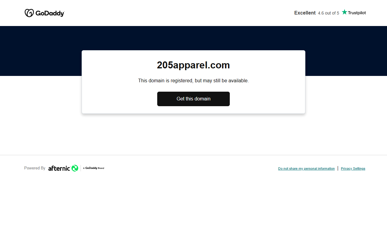 205apparel.com screenshot