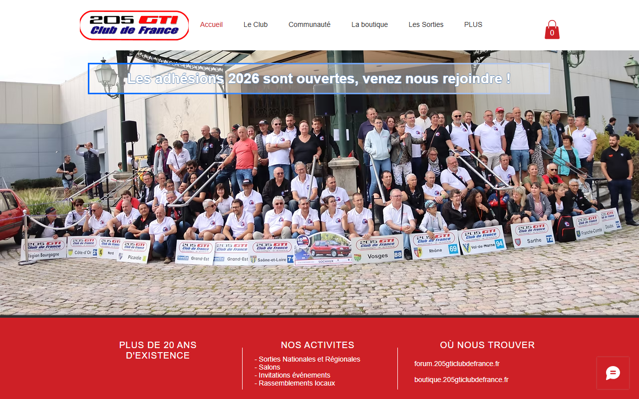 205gticlub.com screenshot