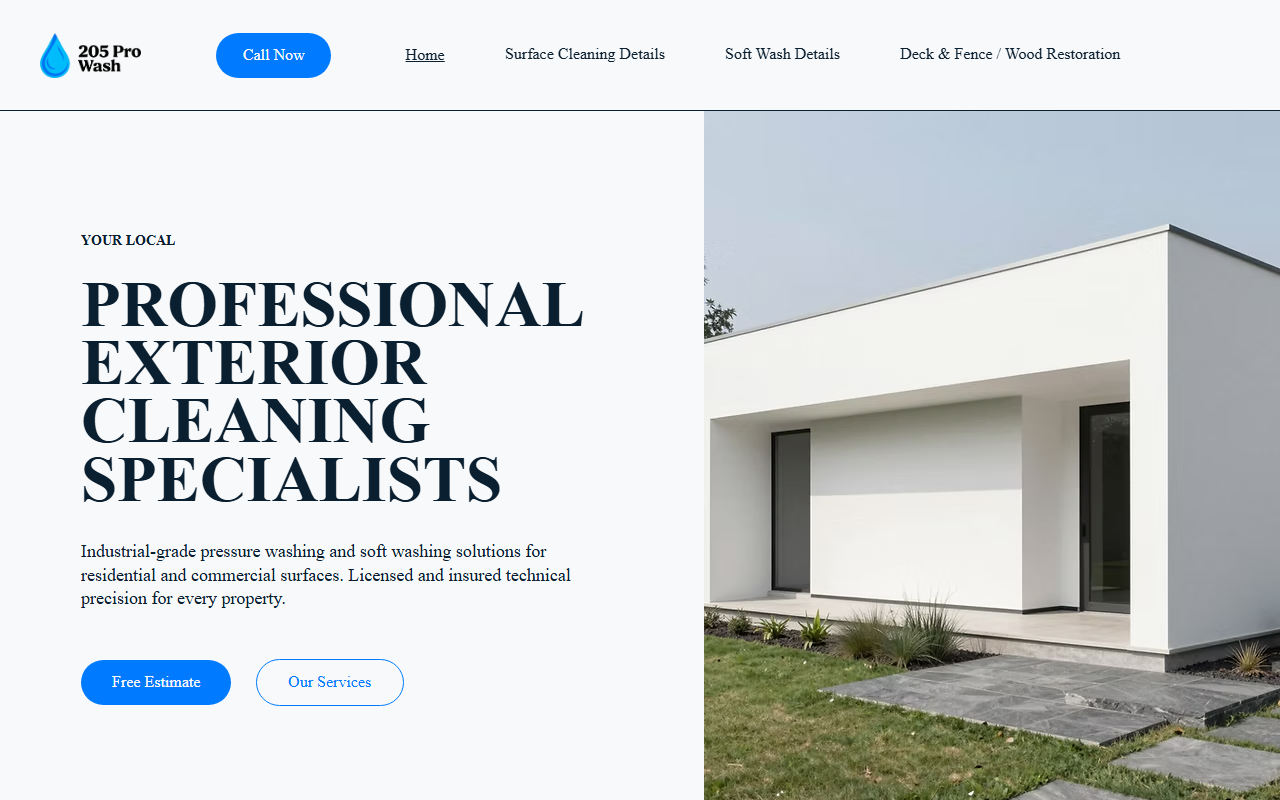205prowash.com screenshot