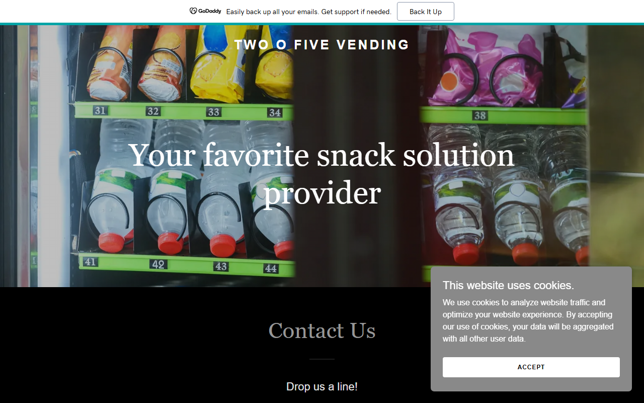 205vending.com screenshot