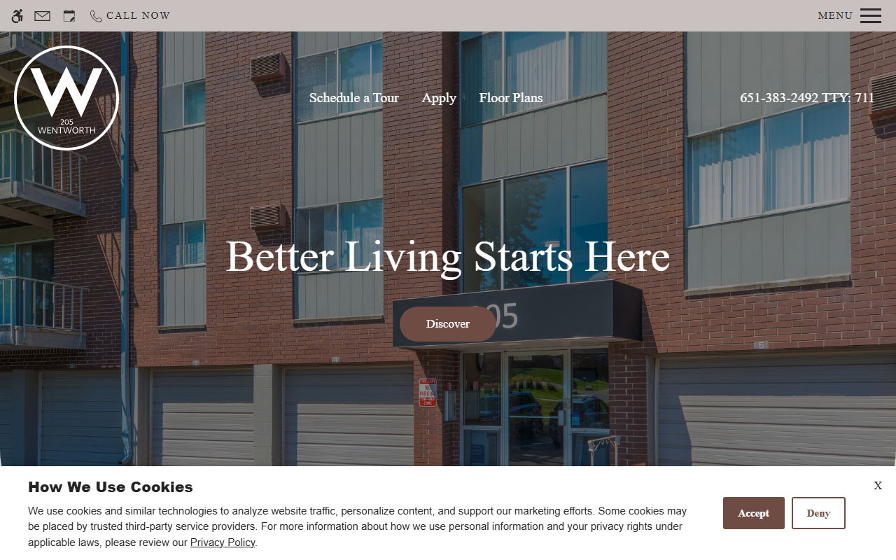 205wentworth.com screenshot
