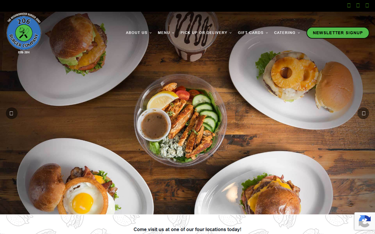 206burgercompany.com screenshot