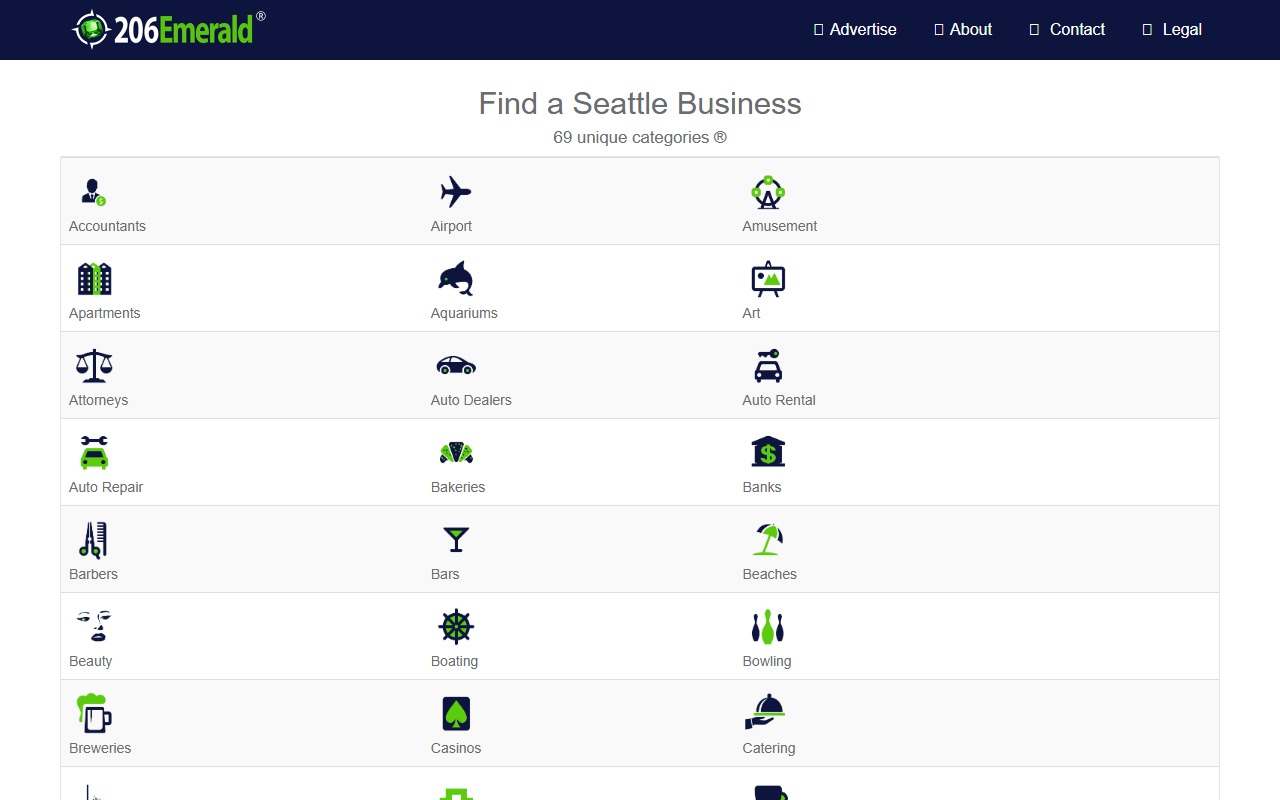 206emerald.com screenshot