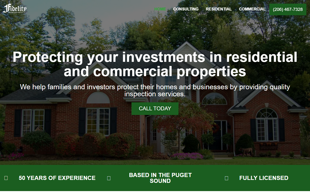 206inspect.com screenshot