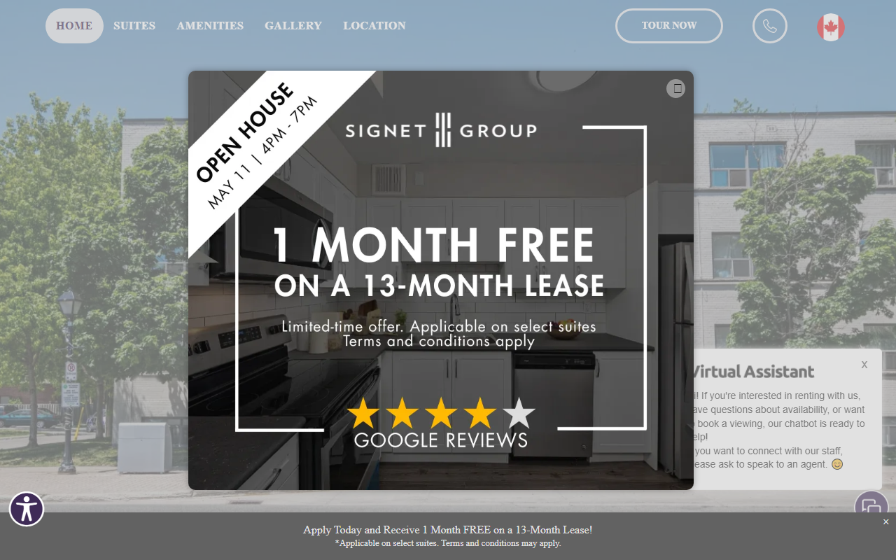 206lakeshoreroad.com screenshot
