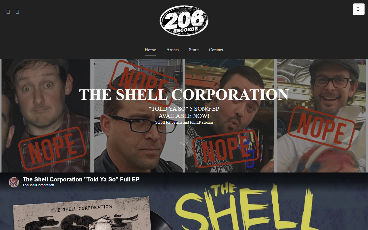 206records.com screenshot