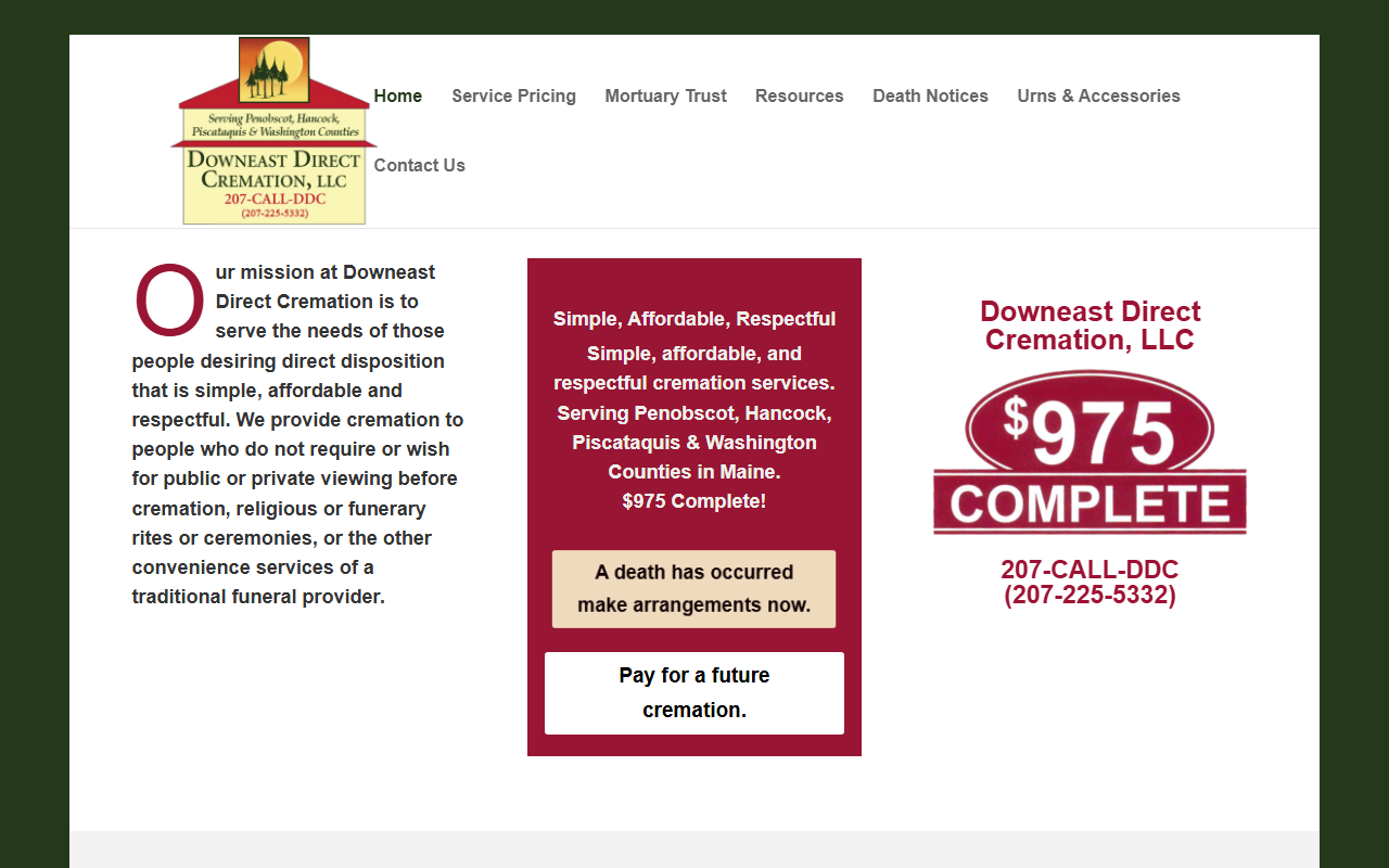 207-call-ddc.com screenshot