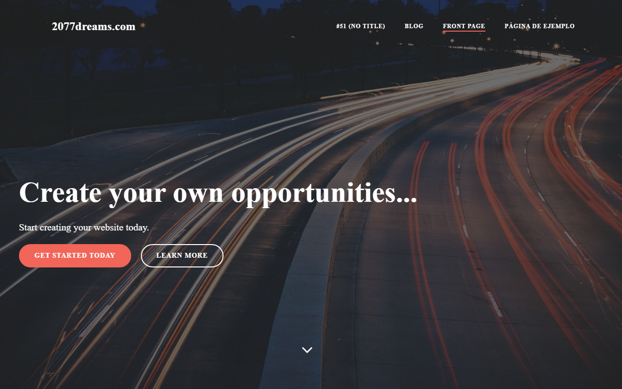 2077dreams.com screenshot