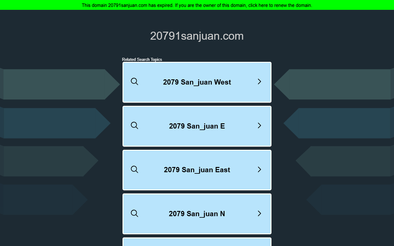 20791sanjuan.com screenshot