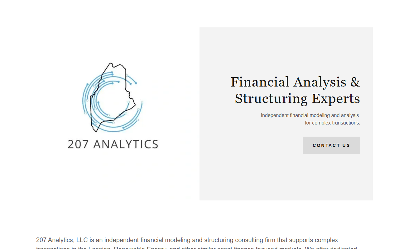 207analytics.com screenshot