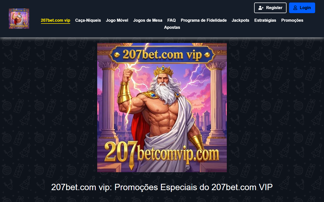 207betcomvip.com screenshot