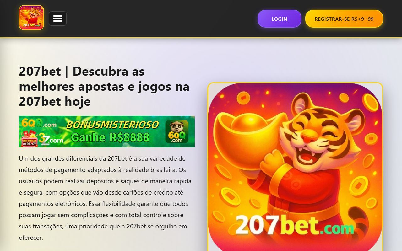 207betplataforma.com screenshot