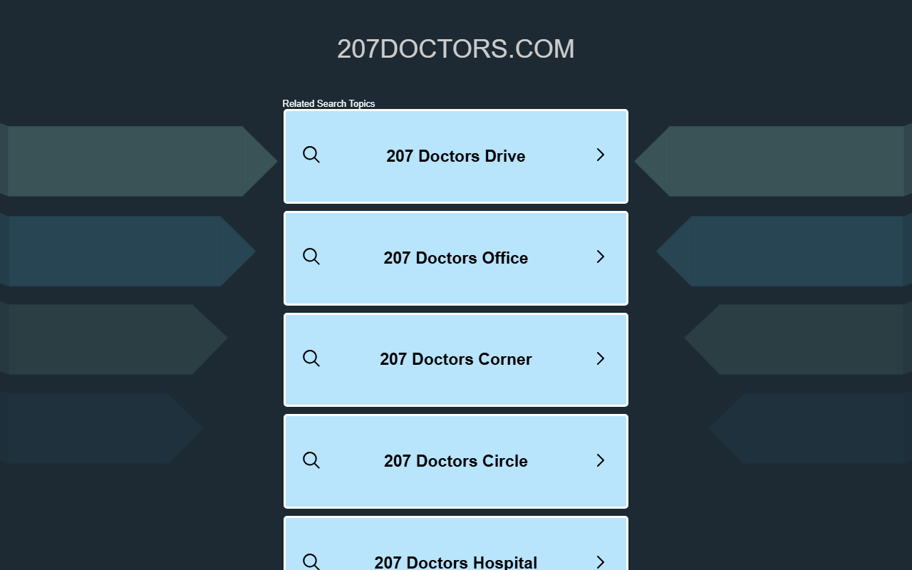 207doctors.com screenshot