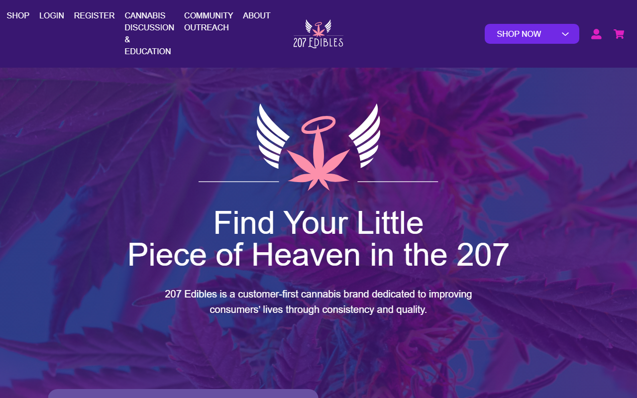 207edibles.com screenshot