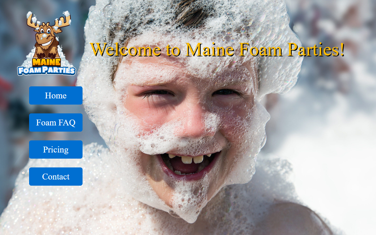 207foamparties.com screenshot