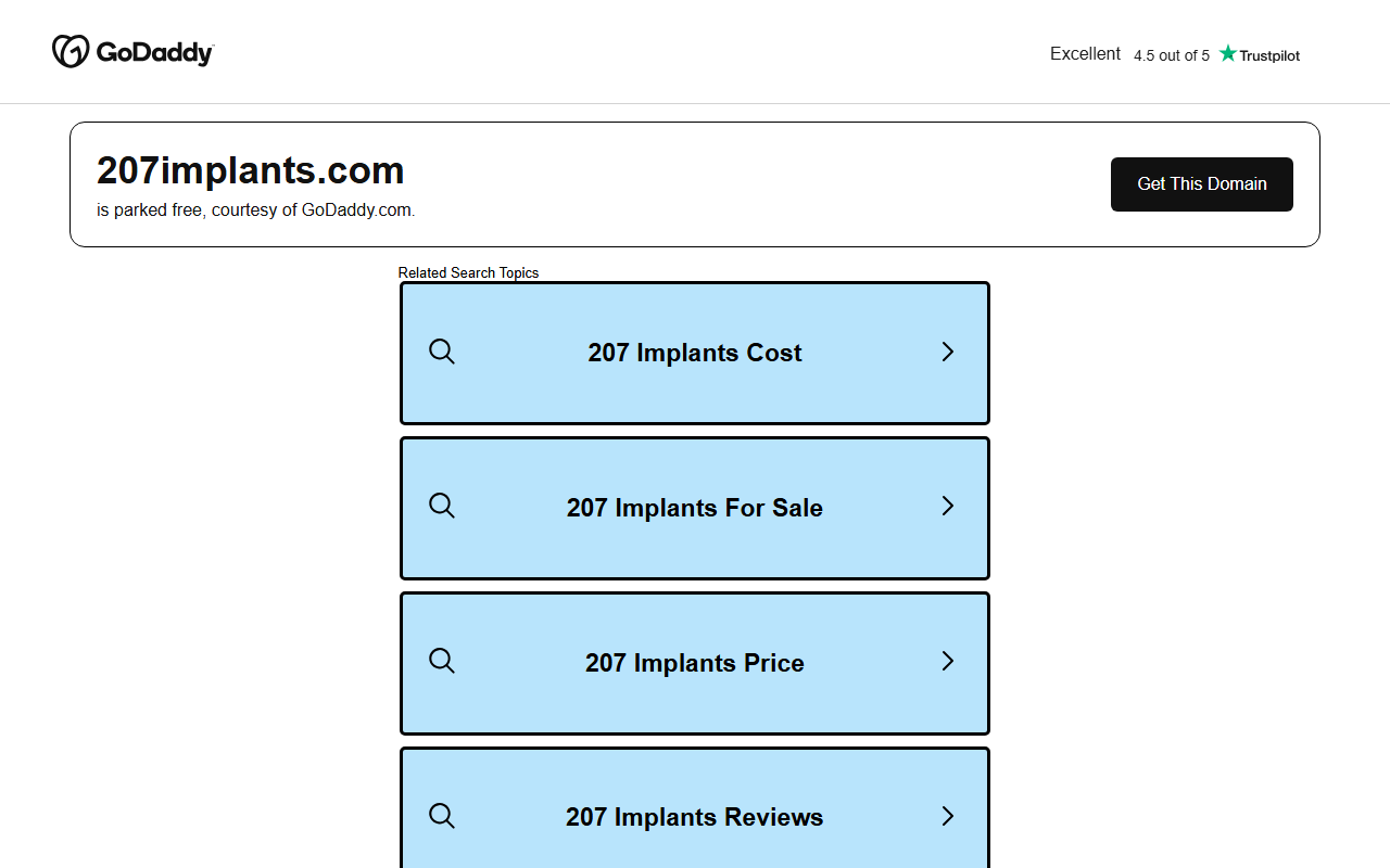 207implants.com screenshot