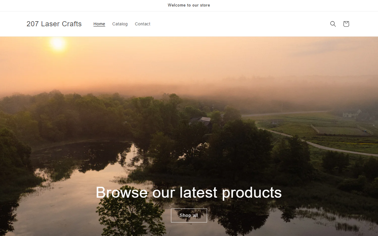 207lasercrafts.com screenshot