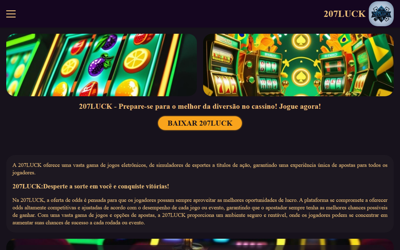 207luck-app.com screenshot