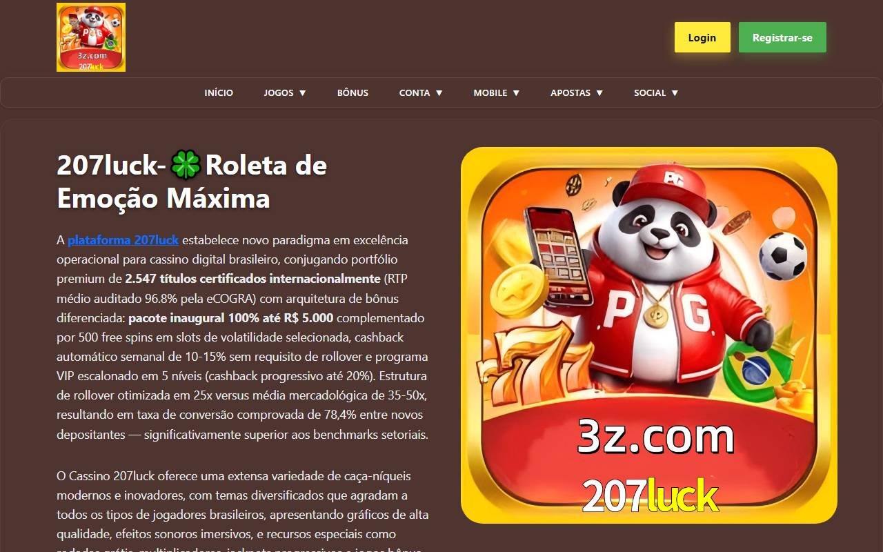 207luck-com.com screenshot