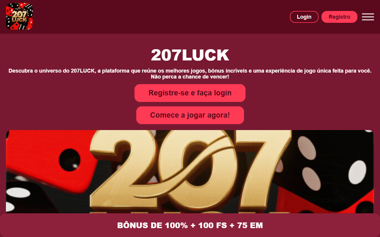 207luckapp.com screenshot