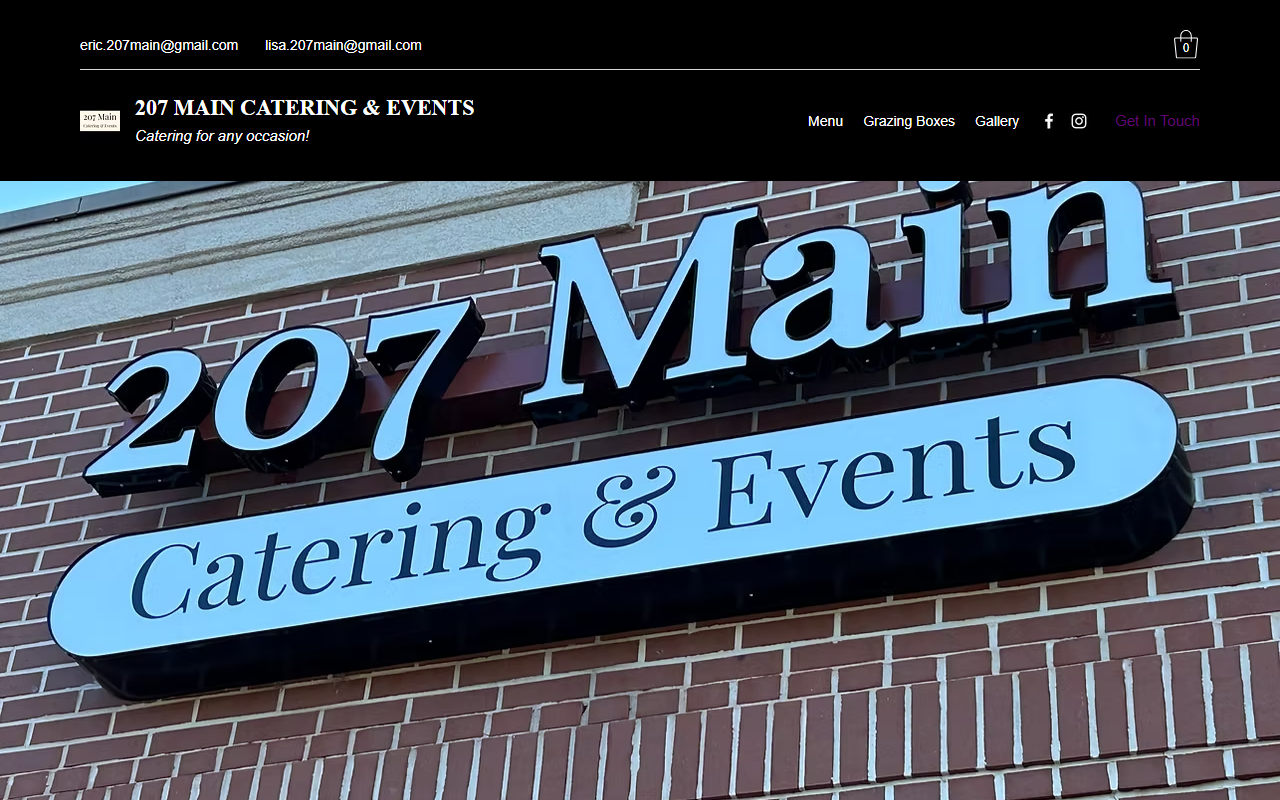 207maincatering.com screenshot