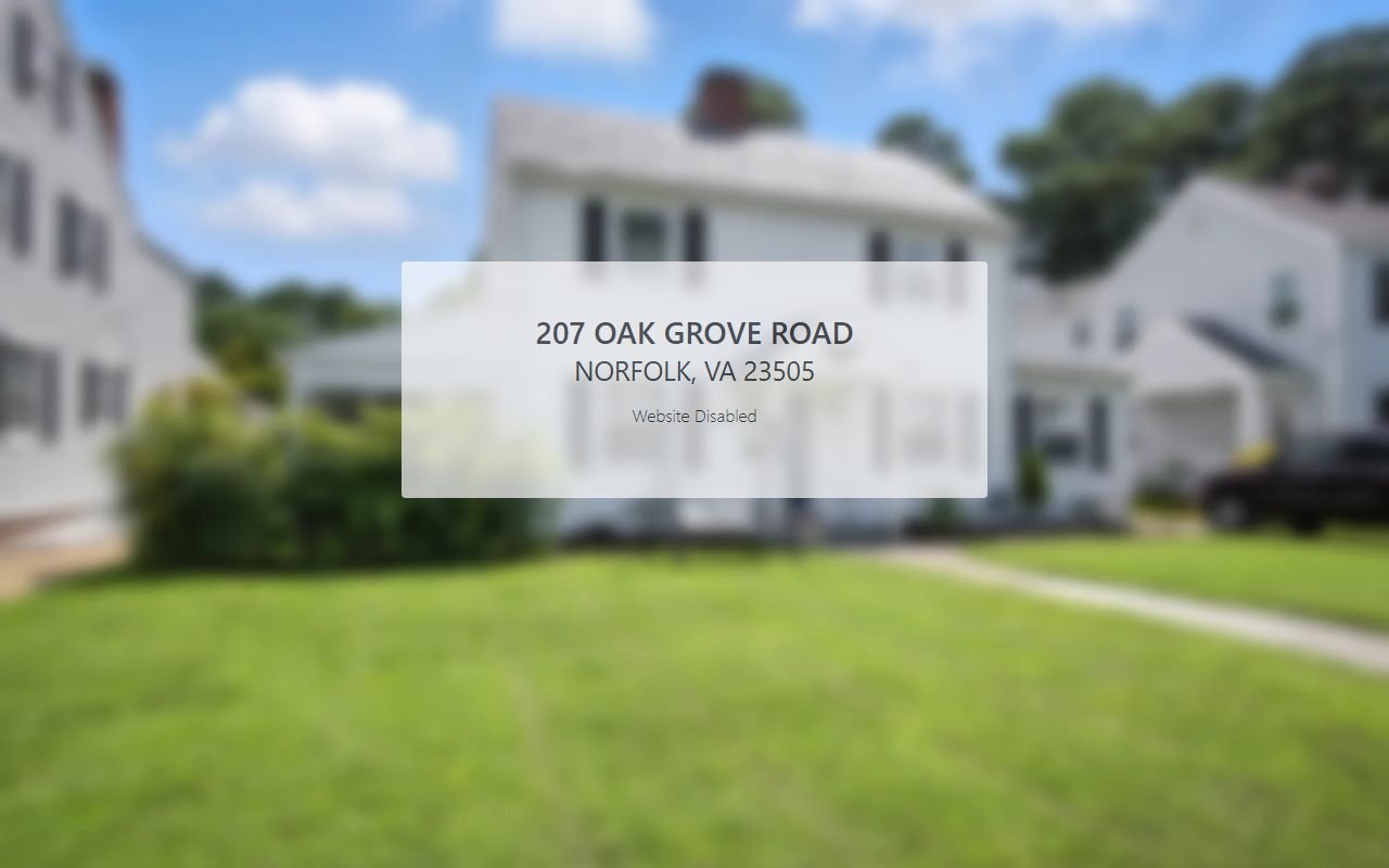 207oakgrove.com screenshot