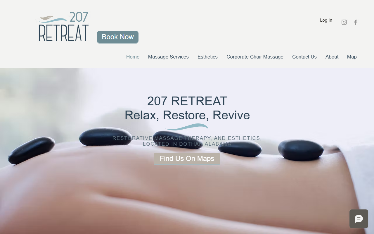 207retreat.com screenshot