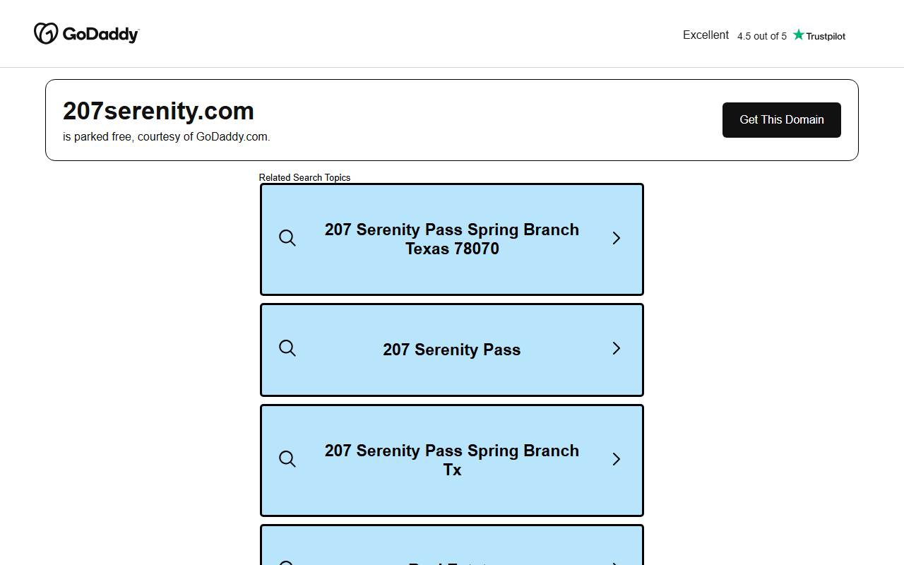 207serenity.com screenshot