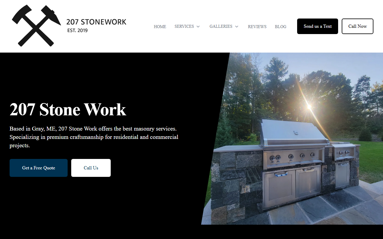 207stonework.com screenshot